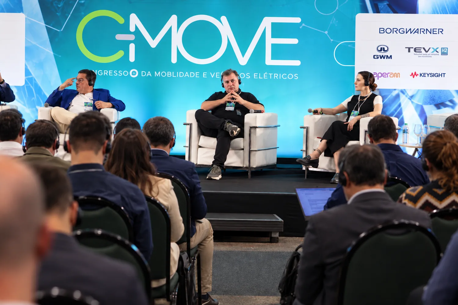 Debate sobre mobilidade no palco do CMOVE